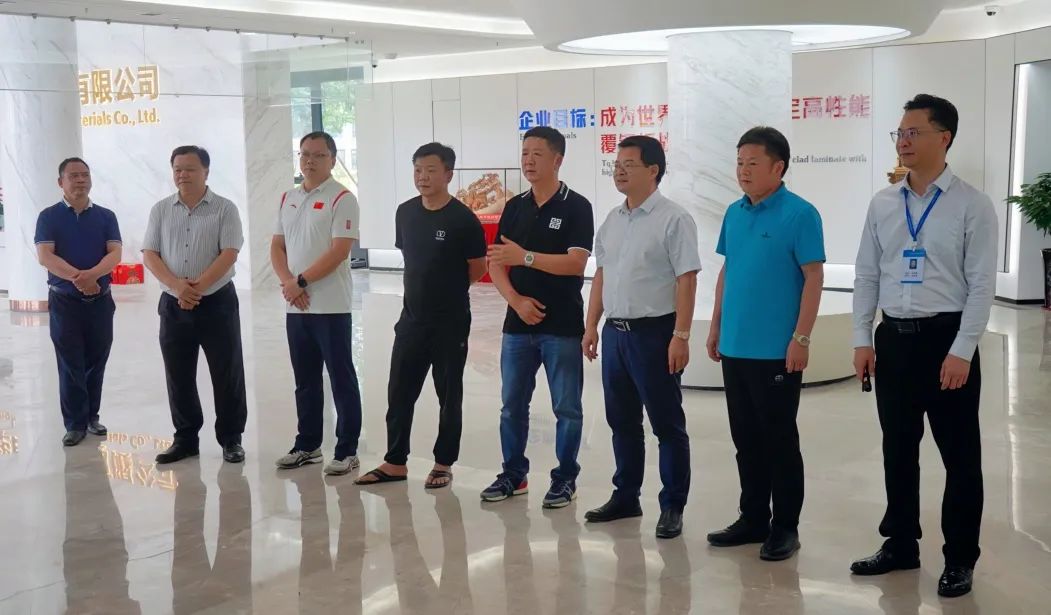 立讯精密王来胜副董事长一行到BB在线客服材料考察